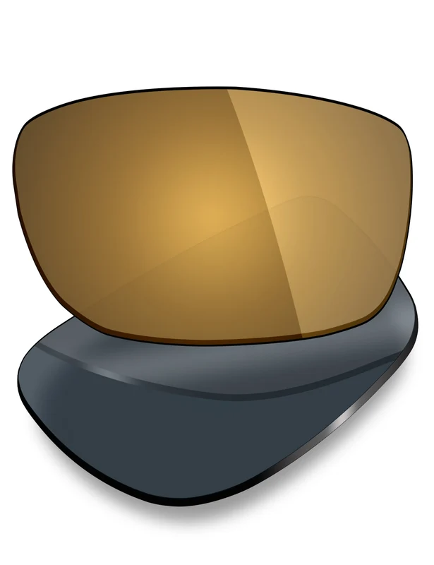 Oakley Jawbone Asian Fit 62mm Replacement Lenses by MRY Bronze Gold Mirrored / HD Polarized