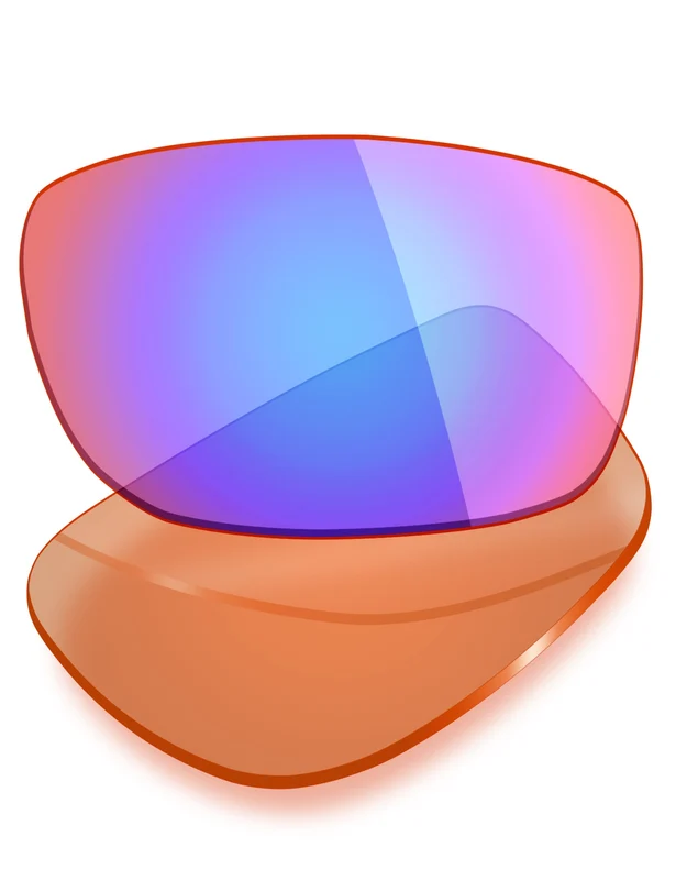 Oakley Jawbone Asian Fit 62mm Replacement Lenses by MRY Cobalt Rose Mirrored / HD Polarized