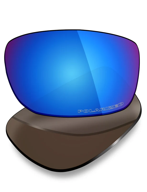Oakley Racing Jacket Asian Fit 62mm Replacement Lenses by MRY Ice Blue Mirrored / HD Polarized Ultra
