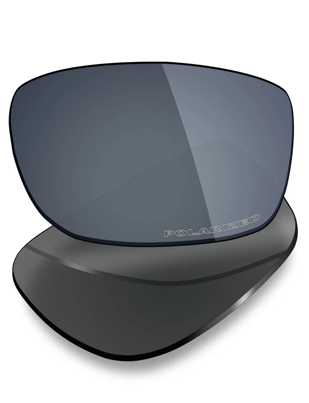 Oakley Racing Jacket Asian Fit 62mm Replacement Lenses by MRY Black Chrome Mirrored / HD Polarized Ultra