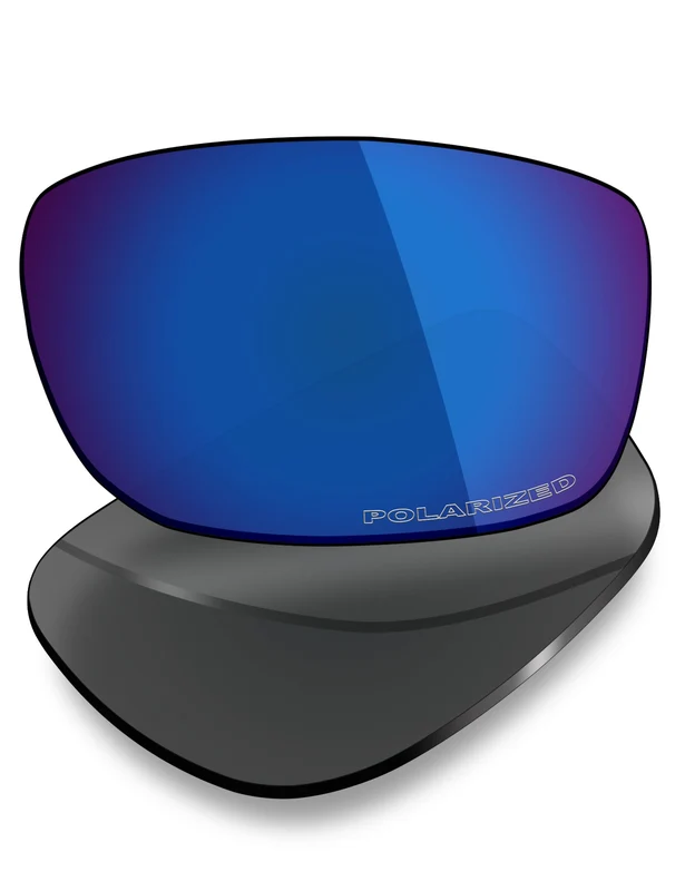 Oakley Racing Jacket Asian Fit 62mm Replacement Lenses by MRY Pacific Blue Mirrored / HD Polarized Plus