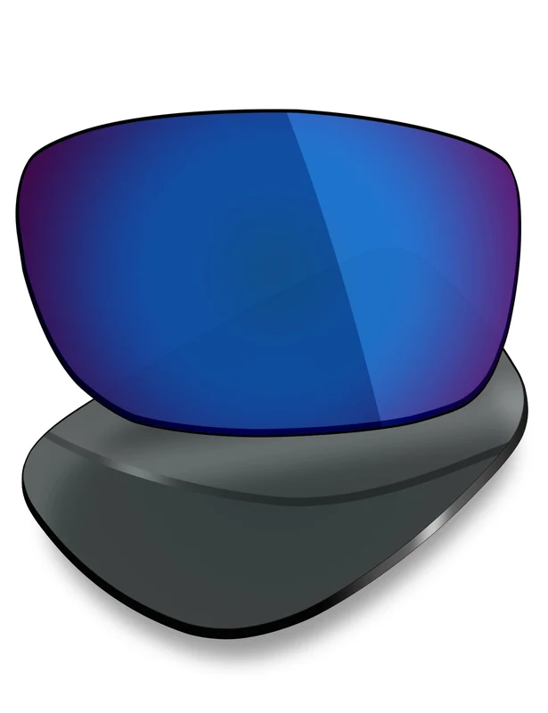 Oakley Racing Jacket Asian Fit 62mm Replacement Lenses by MRY Pacific Blue Mirrored / HD Polarized