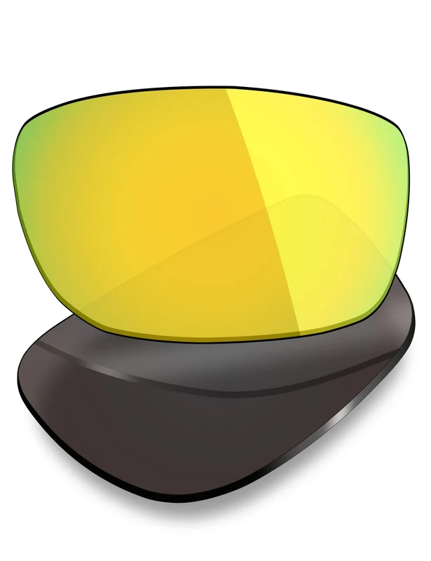 Oakley Racing Jacket Asian Fit 62mm Replacement Lenses by MRY 24K Gold Mirrored / HD Polarized