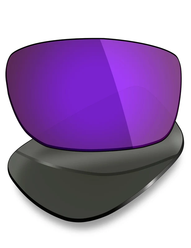 Oakley Racing Jacket Asian Fit 62mm Replacement Lenses by MRY Plasma Purple Mirrored / HD Polarized
