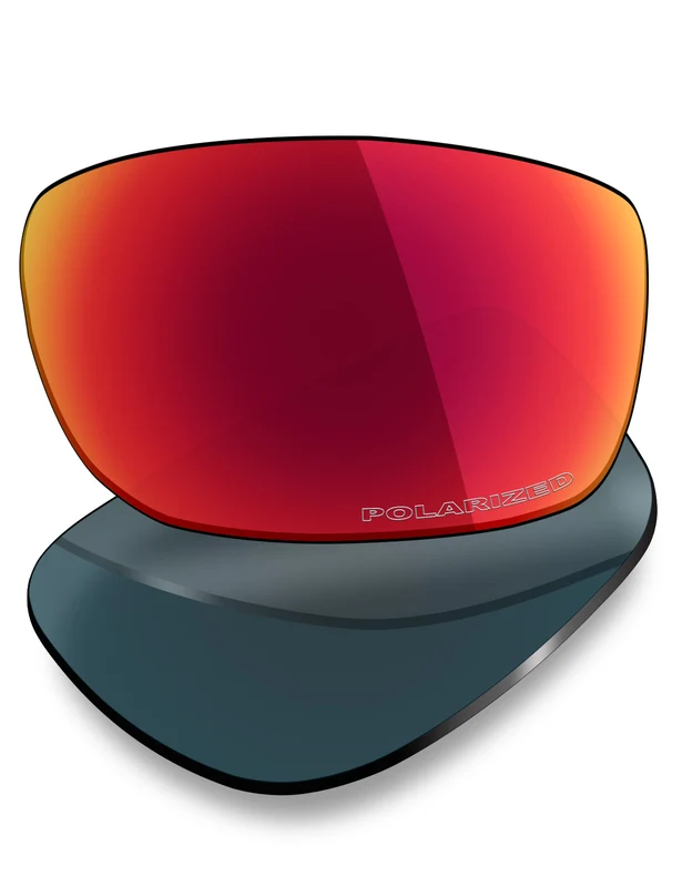 Oakley Racing Jacket Asian Fit 62mm Replacement Lenses by MRY Deep Red Mirrored / HD Polarized Ultra
