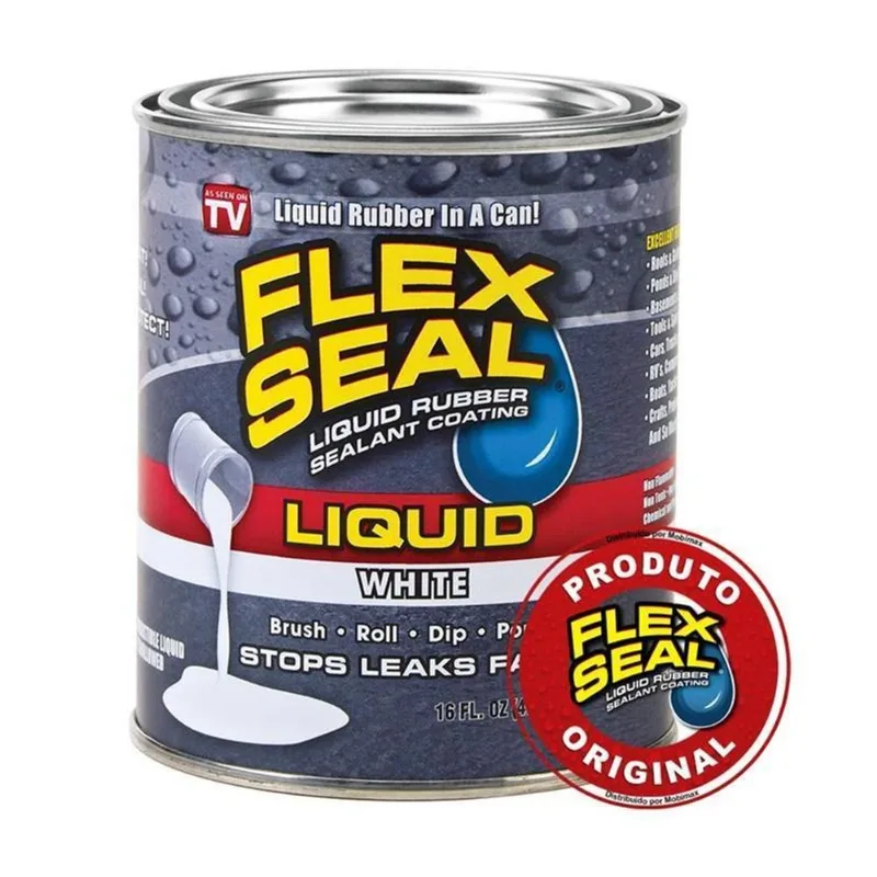 Flex Liquid Borracha Líquida Flex Seal Lata 473ml Branco