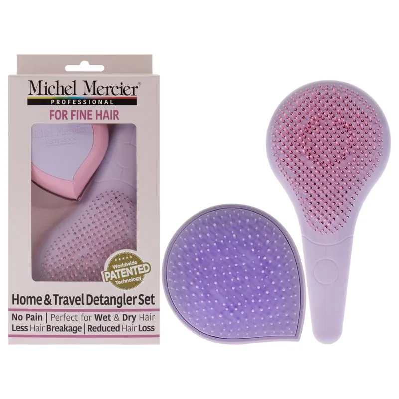 Conjunto Desembaraçador Para Casa E Viagem - Cabelo Fino Por Michel Mercier