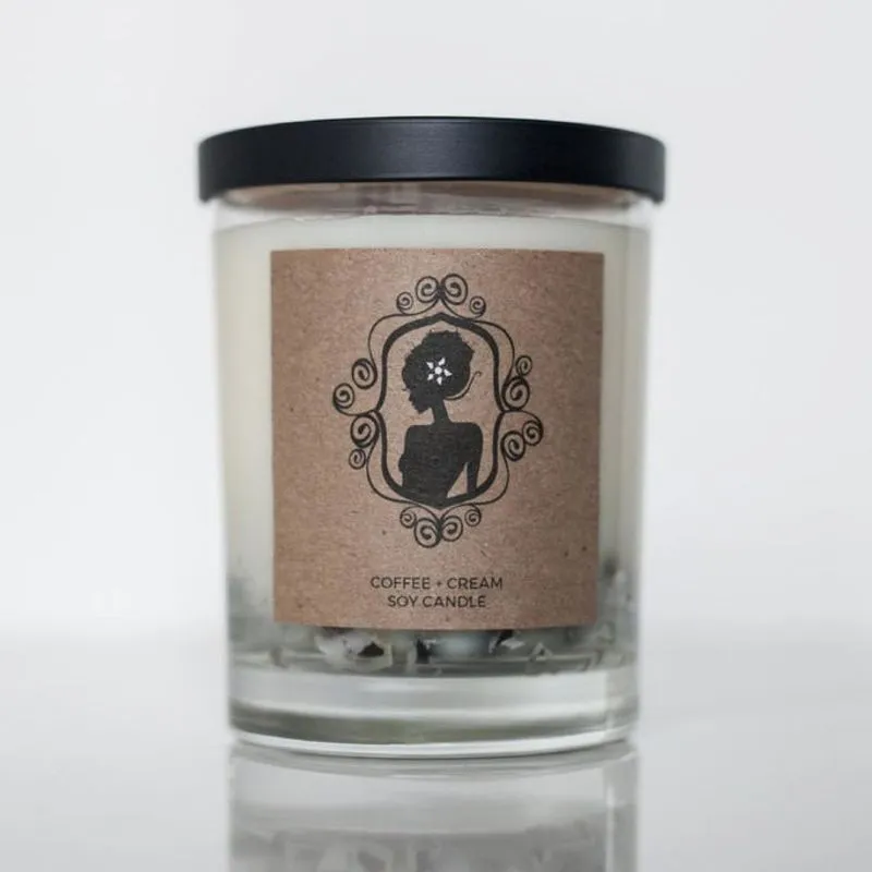 Soy Candle Hip & Chick Organiks Coffee + Creme 400 Ml