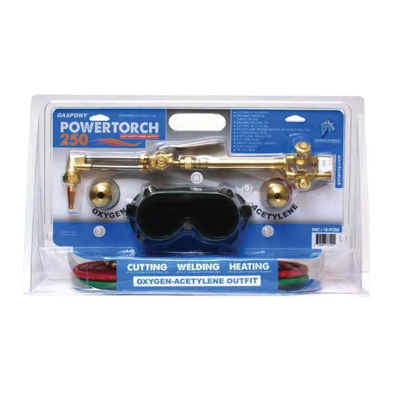 Kit De Lanternas Thoroughbred Gaspony Powertorch 250 Oxi-acetileno