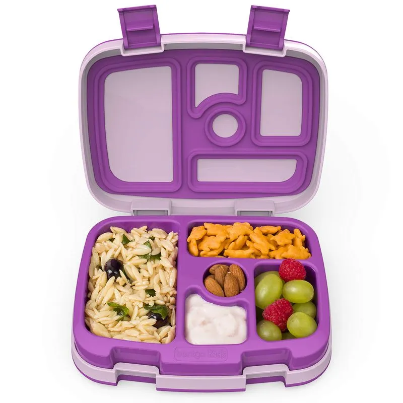 Lancheira Bentgo Kids Bento-style, 5 Compartimentos, Roxa