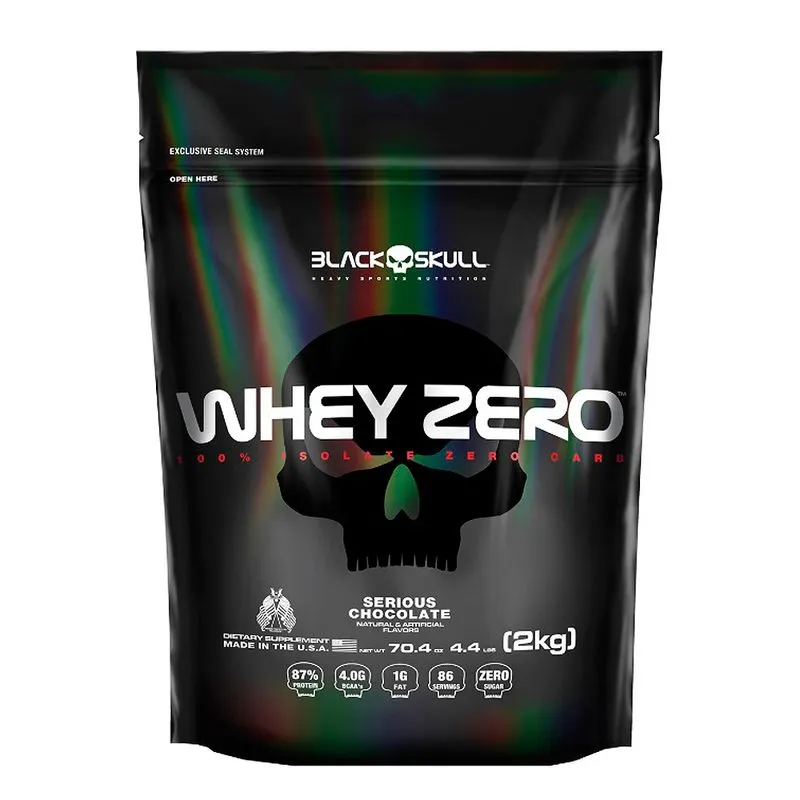 Whey Zero 2kg Refil - Black Skull Whey Zero 2kg Refil Cookies - Black Skull