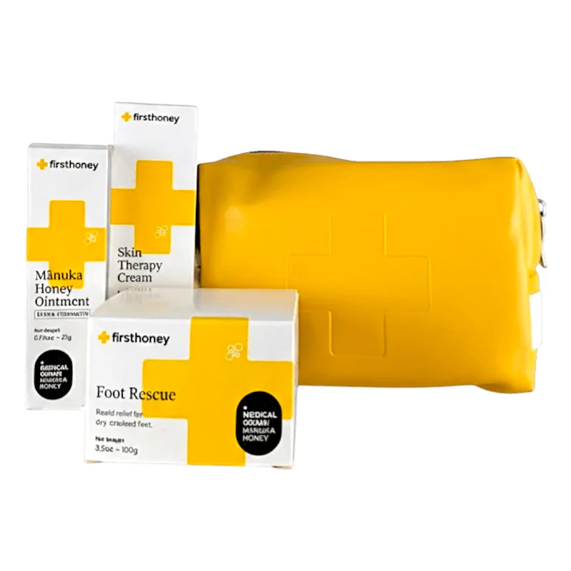Pacote Com 3 Pacotes De Tratamentos De Pele First Honey Skin Saviors