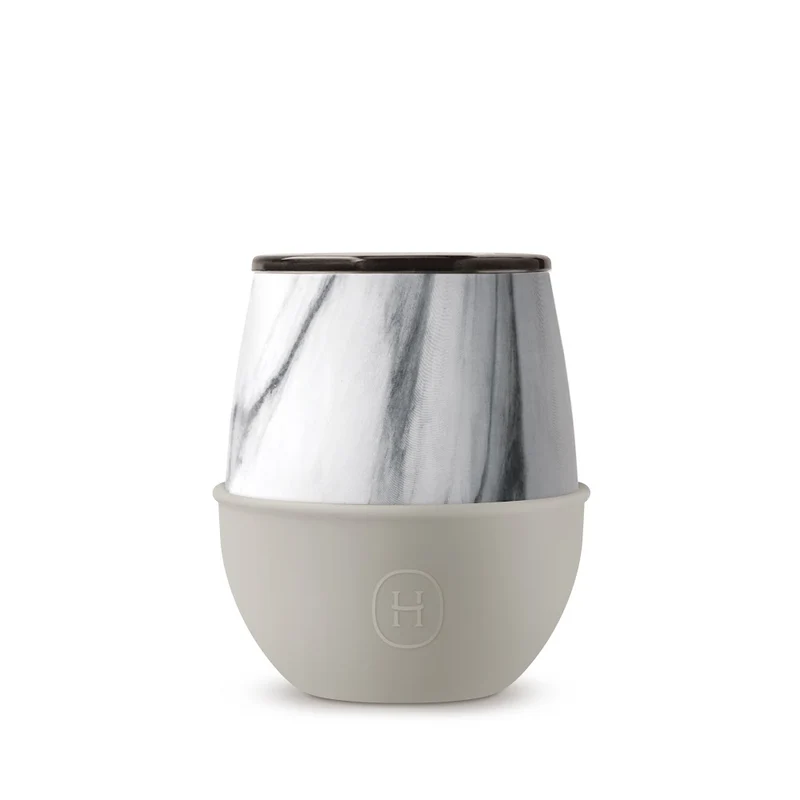 Hydy Delicia Tumbler 240ML White Marble DTB White Marble - Eucalyptus