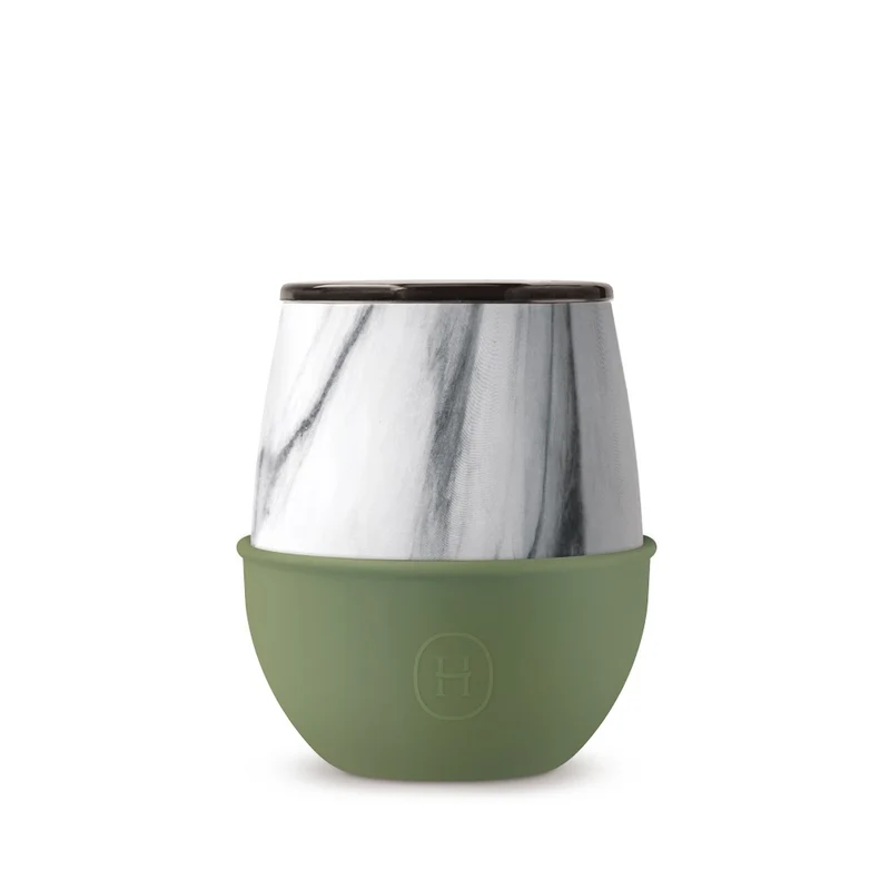 Hydy Delicia Tumbler 240ML White Marble DTB White Marble - Olive