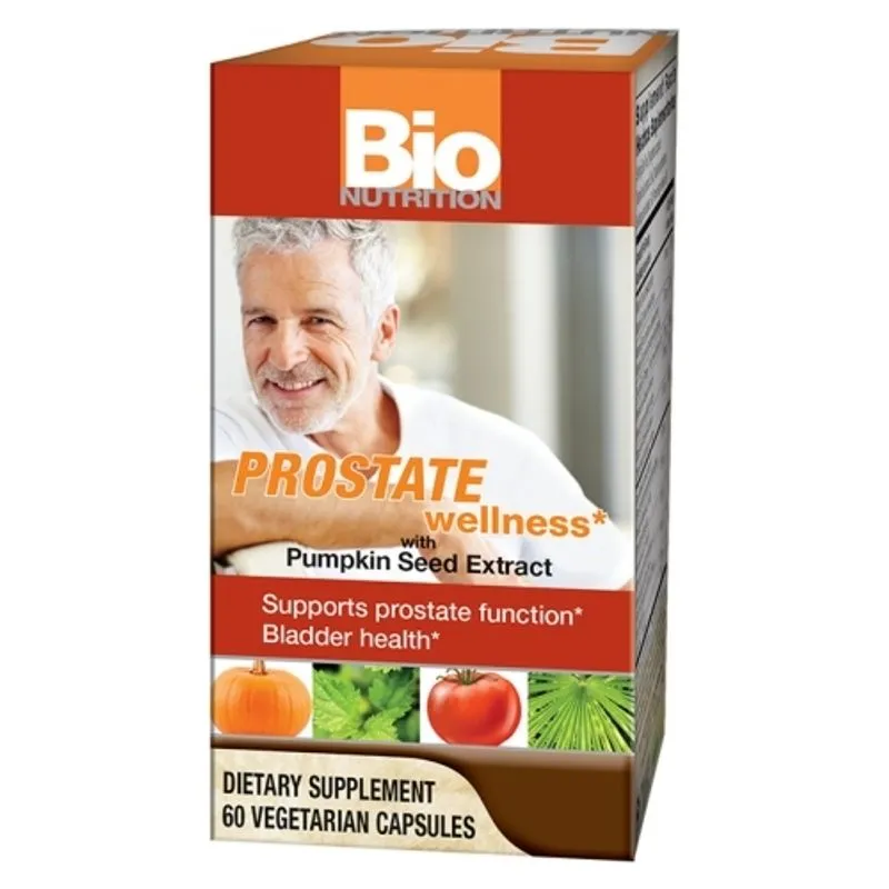 Bem-estar Da Próstata 60 Cápsulas De Vegetais Por Bio Nutrition Inc