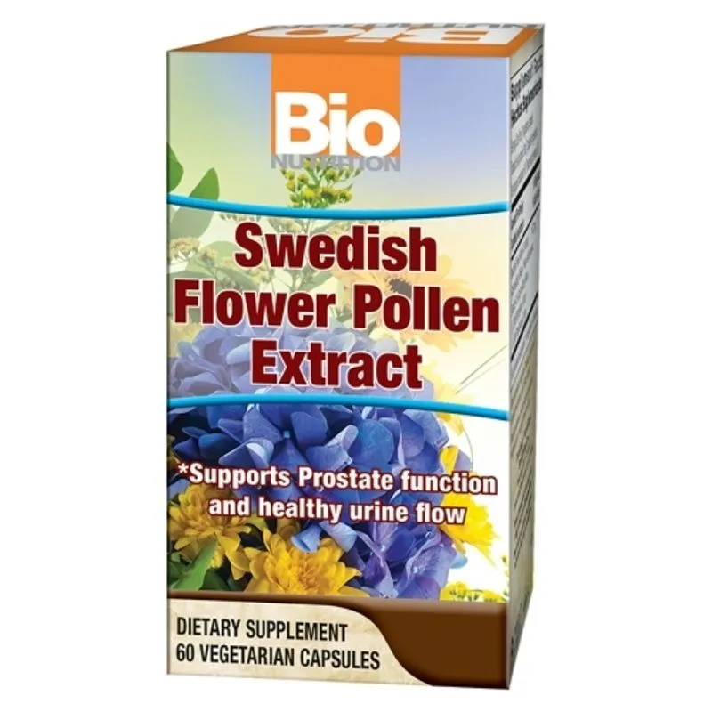 Pólen De Flores Sueco 60 Vcaps Por Bio Nutrition Inc