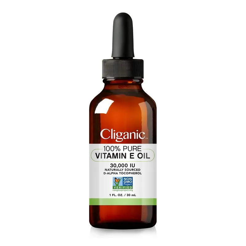 Óleo De Vitamina E Cliganic Pure 30ml 100% Natural Unissex