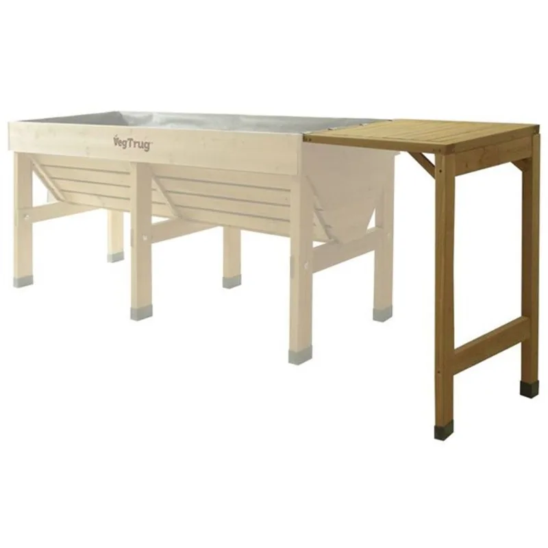 VegTrug 29.92 W x 23.62 L x 31.5-in H Natural Cedar Side Table for Raised Garden