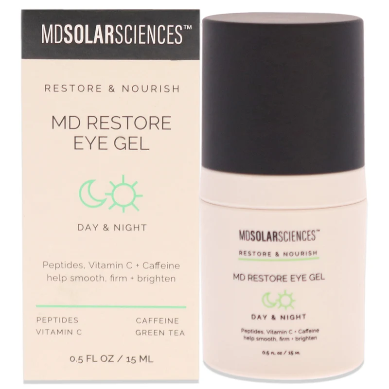 MDSolarSciences MD Restore Eye Gel by MDSolarSciences for Unisex - 0.5 oz Gel 0.5 oz