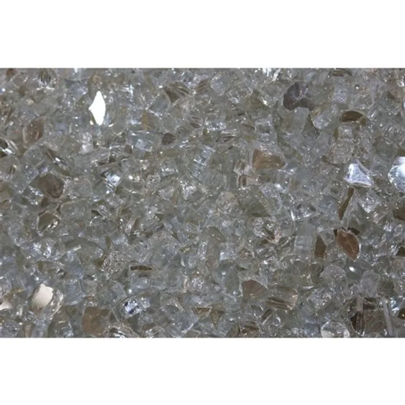 Elementi 1/4-in 25-lb Grey Tempered Fire Glass