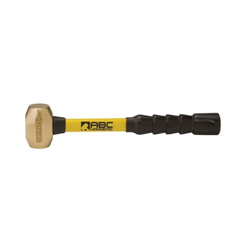 ABC Hammers Stricking Fibreglass Handle Steel Reinforced Sledge Hammer - 2 lb