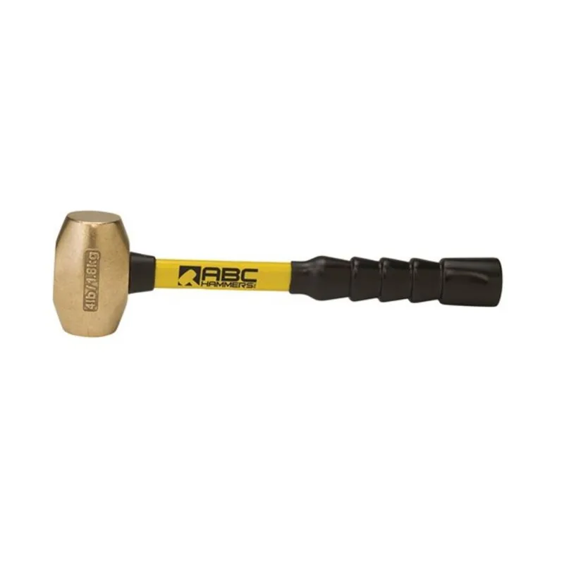 ABC Hammers Stricking Fibreglass Handle Steel Reinforced Sledge Hammer - 4 lb