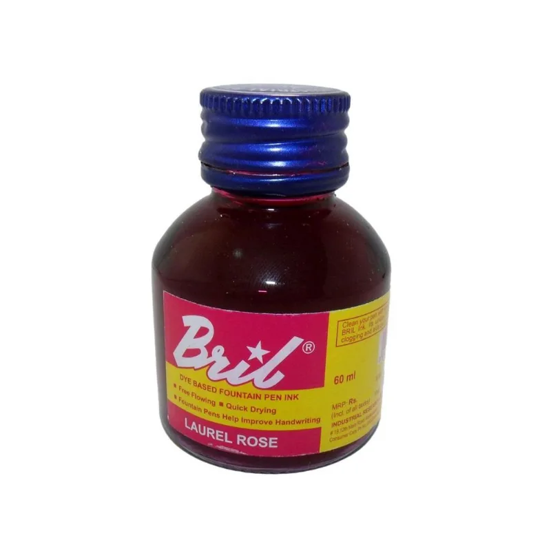 Tinta Para Caneta Tinteiro Bril Rosa 60ml