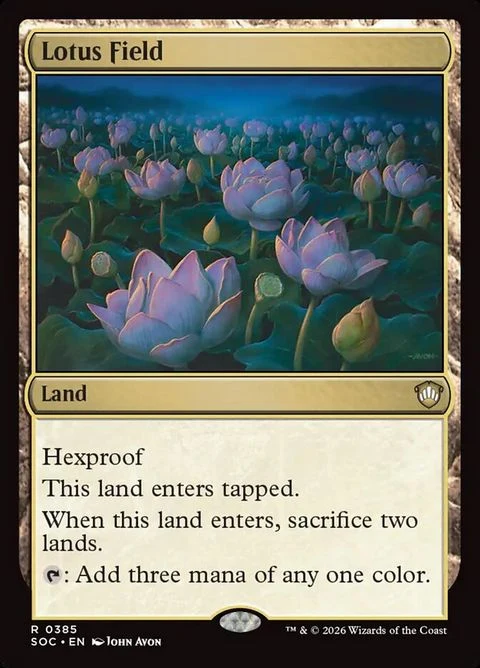 Lotus Field (385) Non-Foil / Near Mint