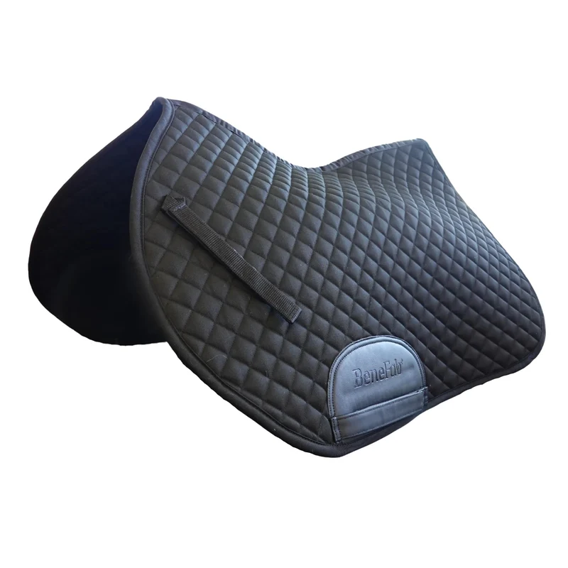 Benefab Therapeutic All Purpose Saddle Pad White Black / 27.5" x 18.5"