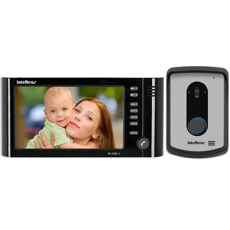 Interfone Porteiro Eletronico Com Video Iv 7010 Hf Intelbras