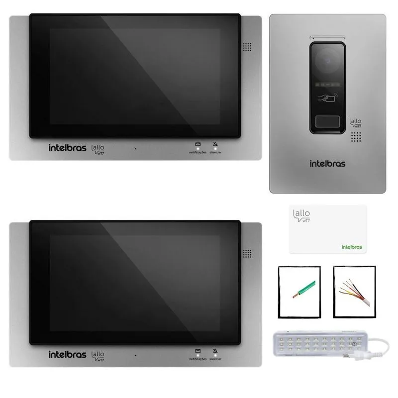 Video porteiro Intelbras Com 2 Pontos Internos touch screen