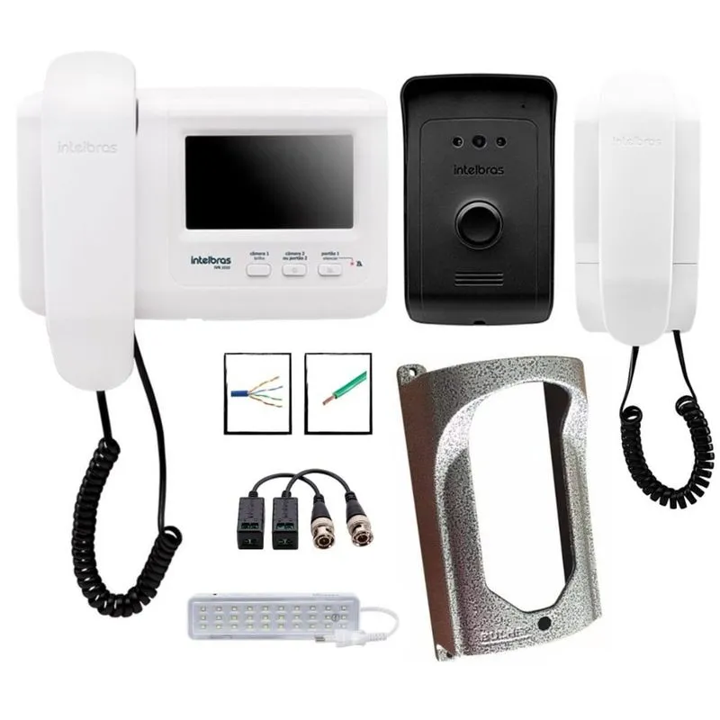 Combo Interfone Video IVR 1010 Intelbras 1 Intensão de Audio