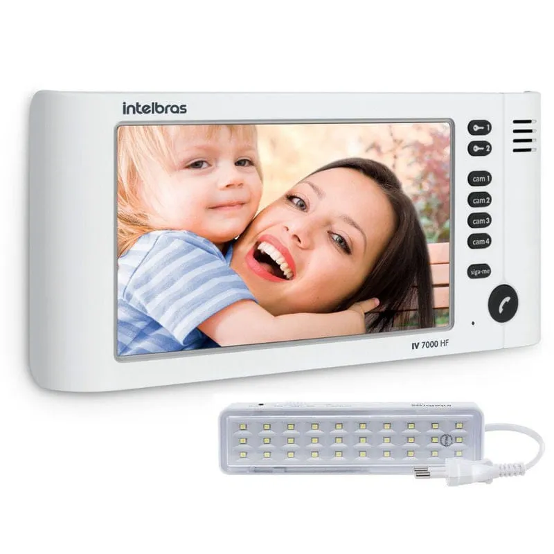 Módulo Interno Para Vídeo Porteiro Intelbras Iv 7010 Hf