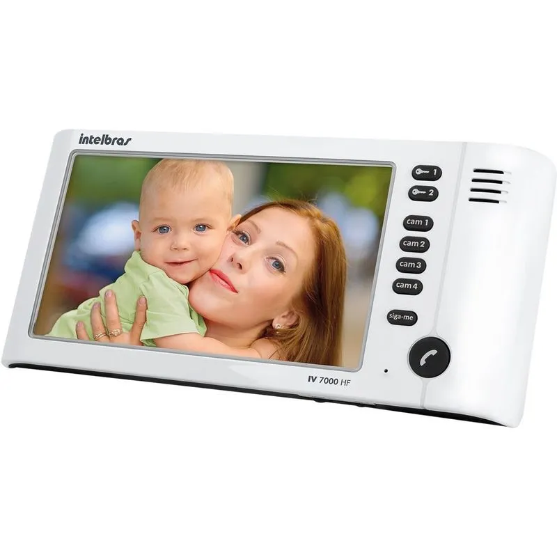 Extensão Interna Vídeo Porteiro Intelbras IV 7000 HF Branco