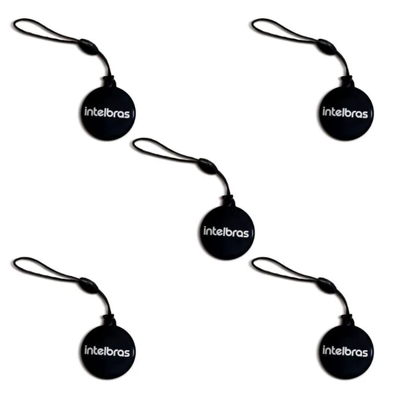 Kit 5 Chaveiro Rfid Xid 1000 Para Sistema Sca Intelbras