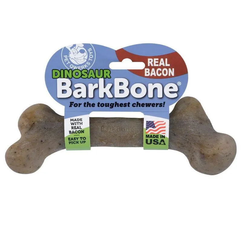 Brinquedo Mordedor Cachorro Pet Qwerks Dinosaur Bacon Gg
