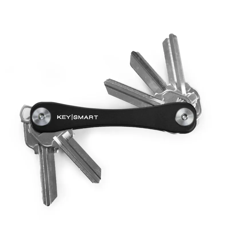 Porta-chaves Keysmart Organizador De Chaves Compacto De Alumínio Preto