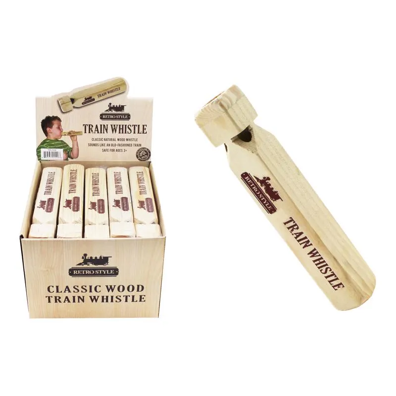 Train Whistle Diamond Visions Wood Natural (pacote Com 20)