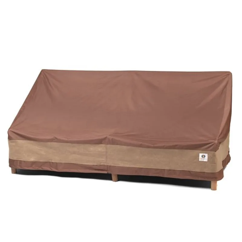Duck Covers Ultimate 87-in Polyester Patio Sofa Cover - Mocha Cappuccino