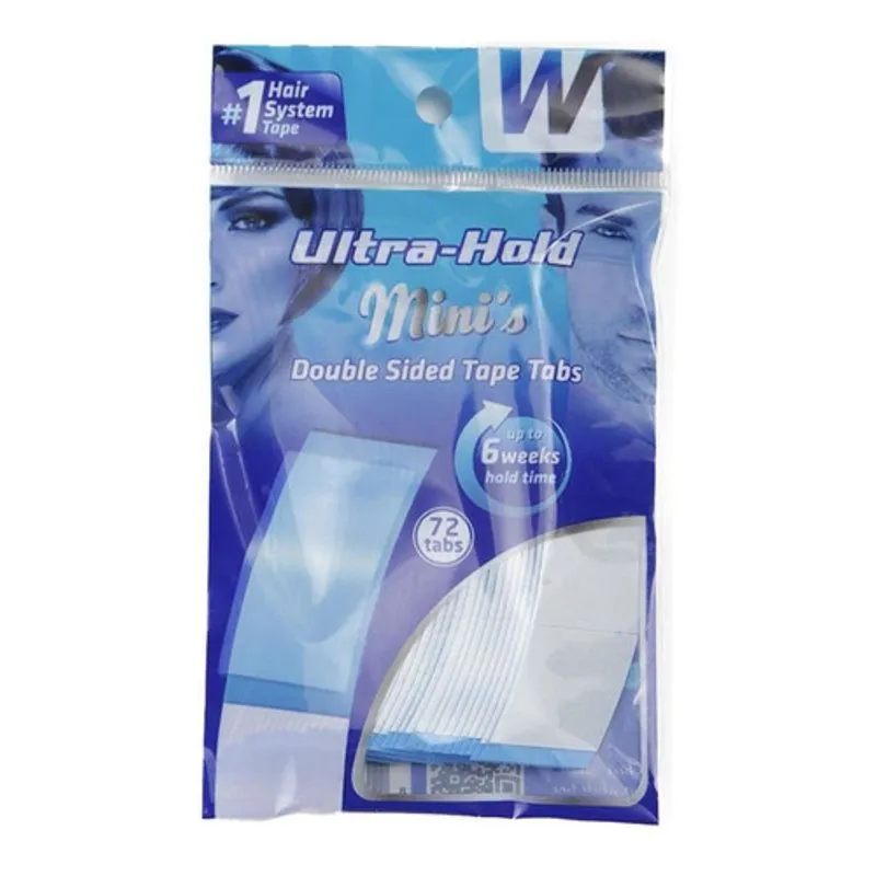 Walkertape Ultra Hold Mini Tabs 72un Fita Adesiva Capilar