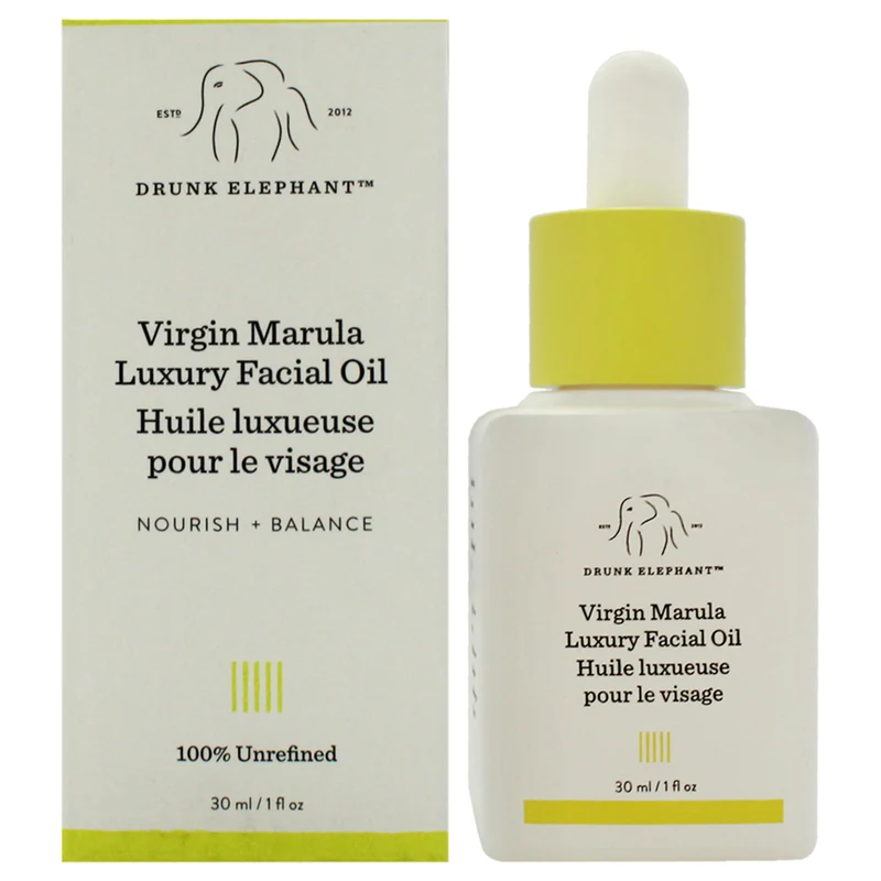 Drunk Elephant Virgin Marula Luxury Facial Oil by Drunk Elephant for Women - 1 oz Oil 1 oz