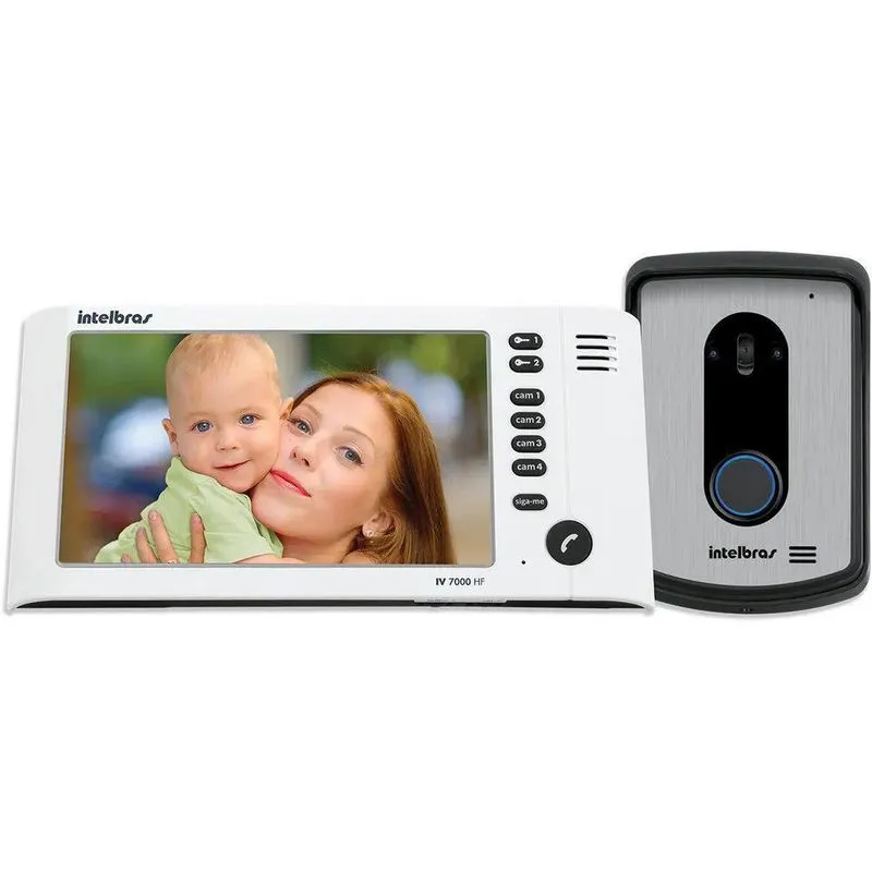 Mega Kit Video Porteiro Camera Iv 7010hf Intelbras Completo