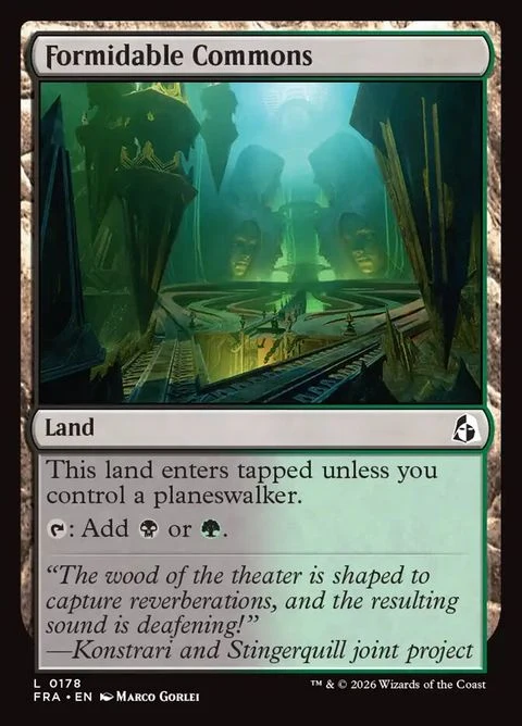 Formidable Commons (178) Non-Foil / Near Mint