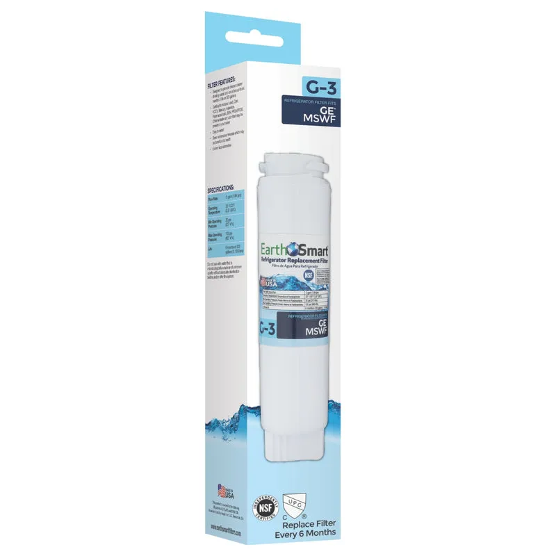 Filtro De Reposição De Geladeira Earthsmart G-3 Para Ge Mswf