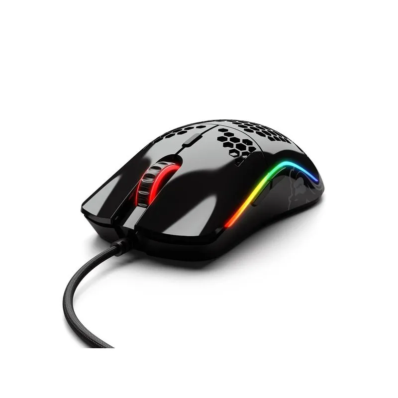 Mouse Model O Preto Glossy Glorious Gaming Race GO-GBLACK