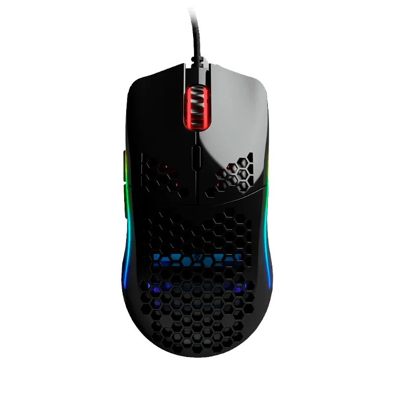 Mouse Gamer Glorious Gaming Race Model O Glossy 68g Preto BGLMS0001PTO USB