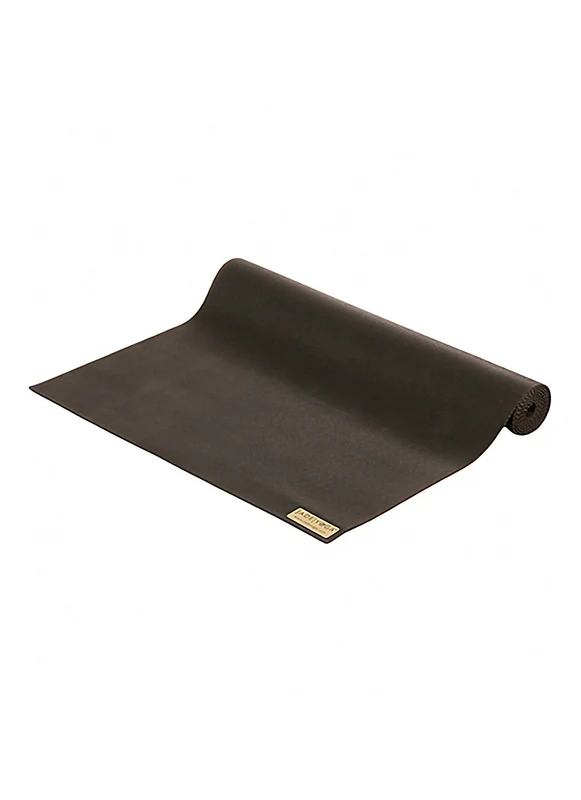 Jade Yoga Travel Natural Rubber Yoga Mat 68" 3.5mm Black