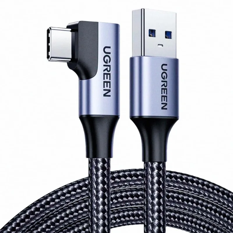 Cable UGREEN USB-A 3.0 a USB-C 1 m -3 A Negro-US385