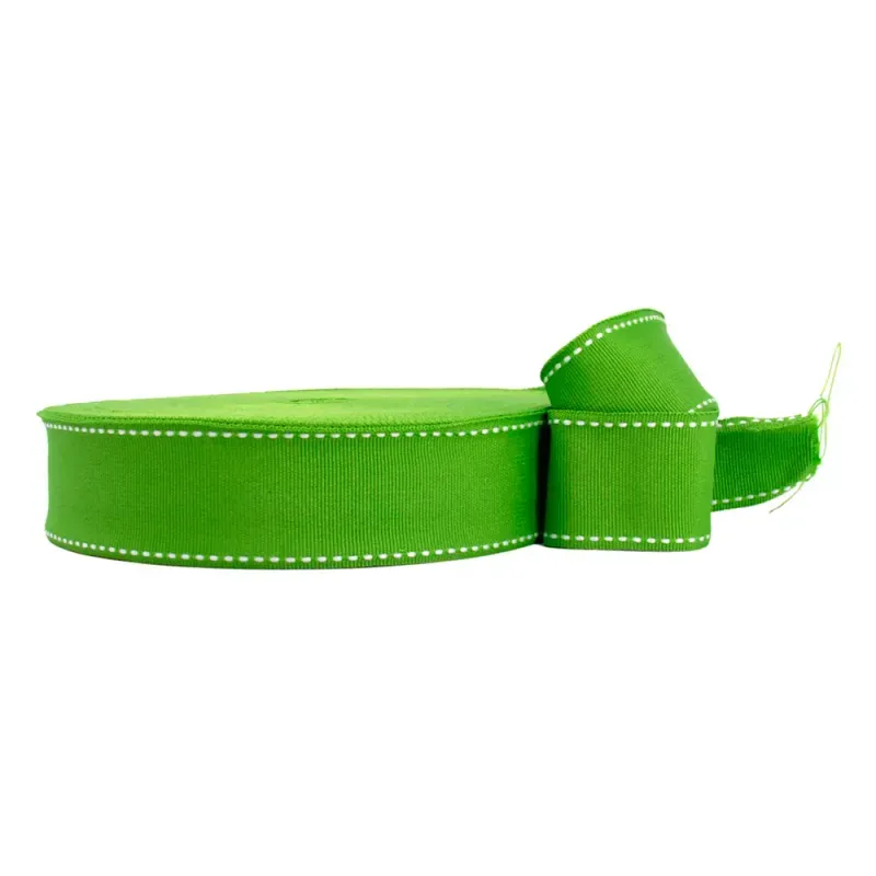 Fita Pespontada 38MM em Poliester com 50 Metros 205 - Verde Z5