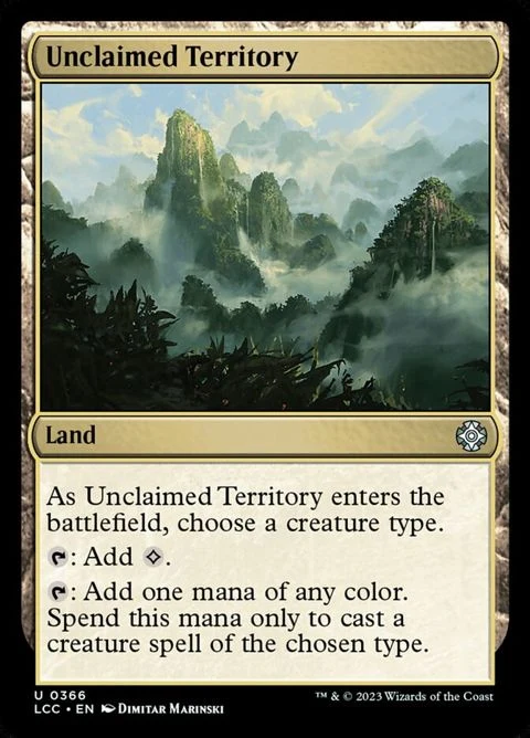 Unclaimed Territory (366) Non-Foil / Near Mint